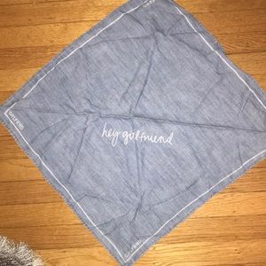 GRLFRND blue bandana